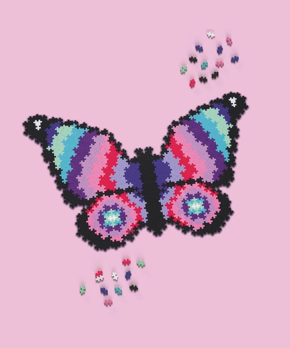 Kit puzzle by number 800 pieces papillon plus-plus classic avec modele numérote.