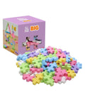Recharge 100 pieces plus-plus big couleurs pastel 50 mm pour jeu de construction enfant.