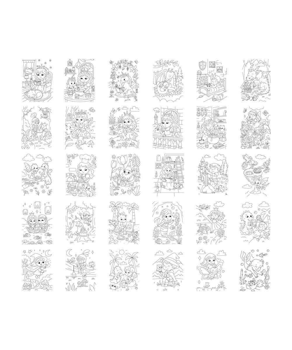 Aperçu des illustrations Il était une fois dès 6 ans
