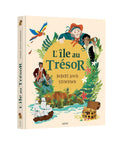 Livre illustre l ile au tresor auzou collection recueils universels avec illustrations olivia sautreuil