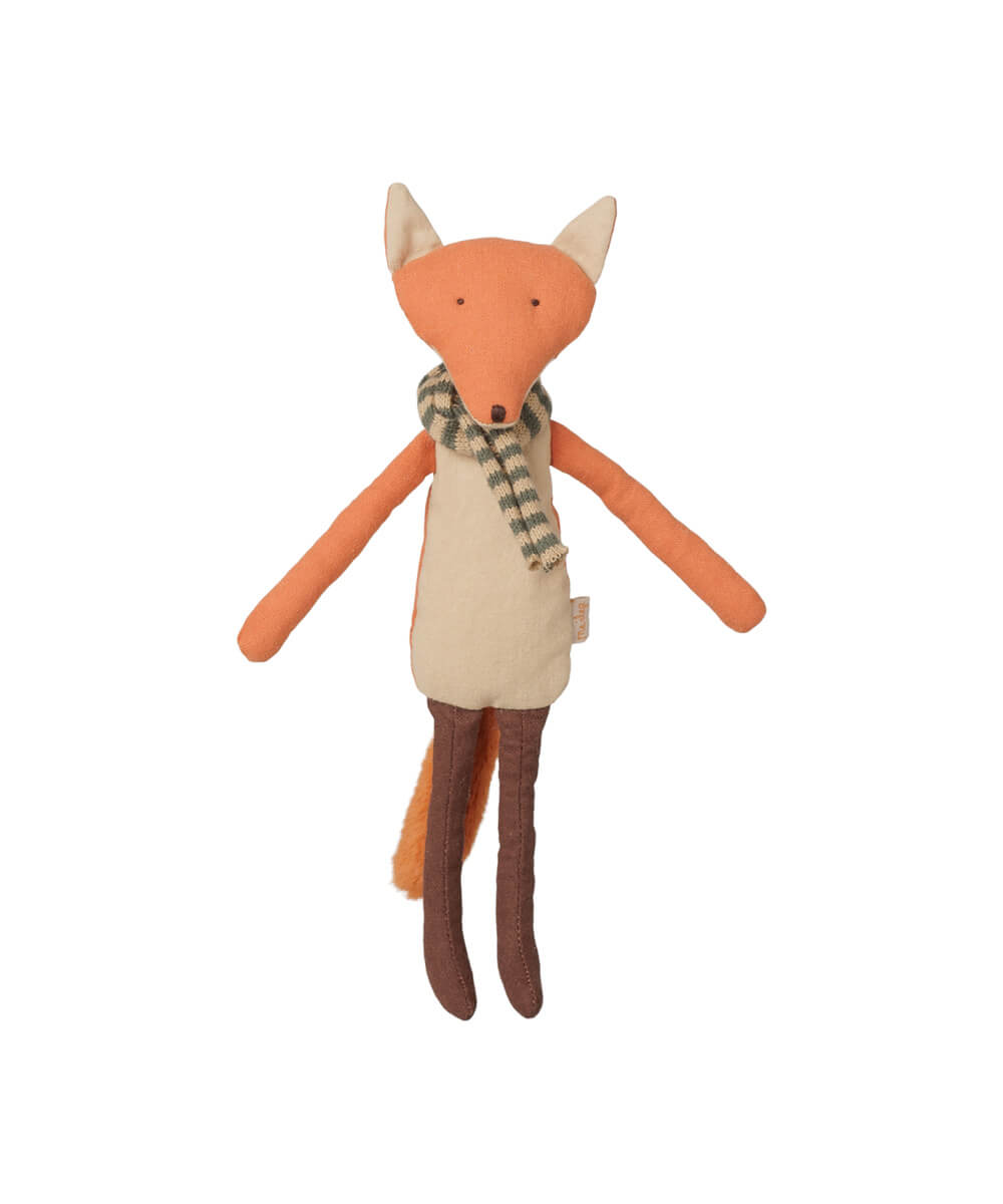 Renard Petit Frère Maileg, vue principale sur fond blanc