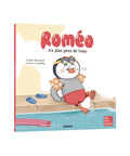 Couverture du livre illustré pour enfant Roméo n'a plus peur de l'eau édité par les éditions Auzou.