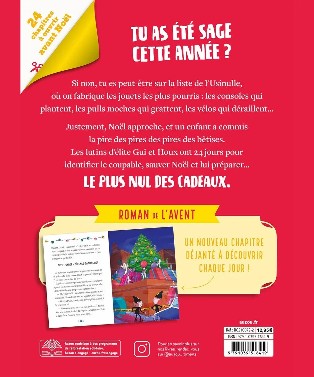 Roman de l'avent - mission cadeaux nuls — Auzou — vue 5
