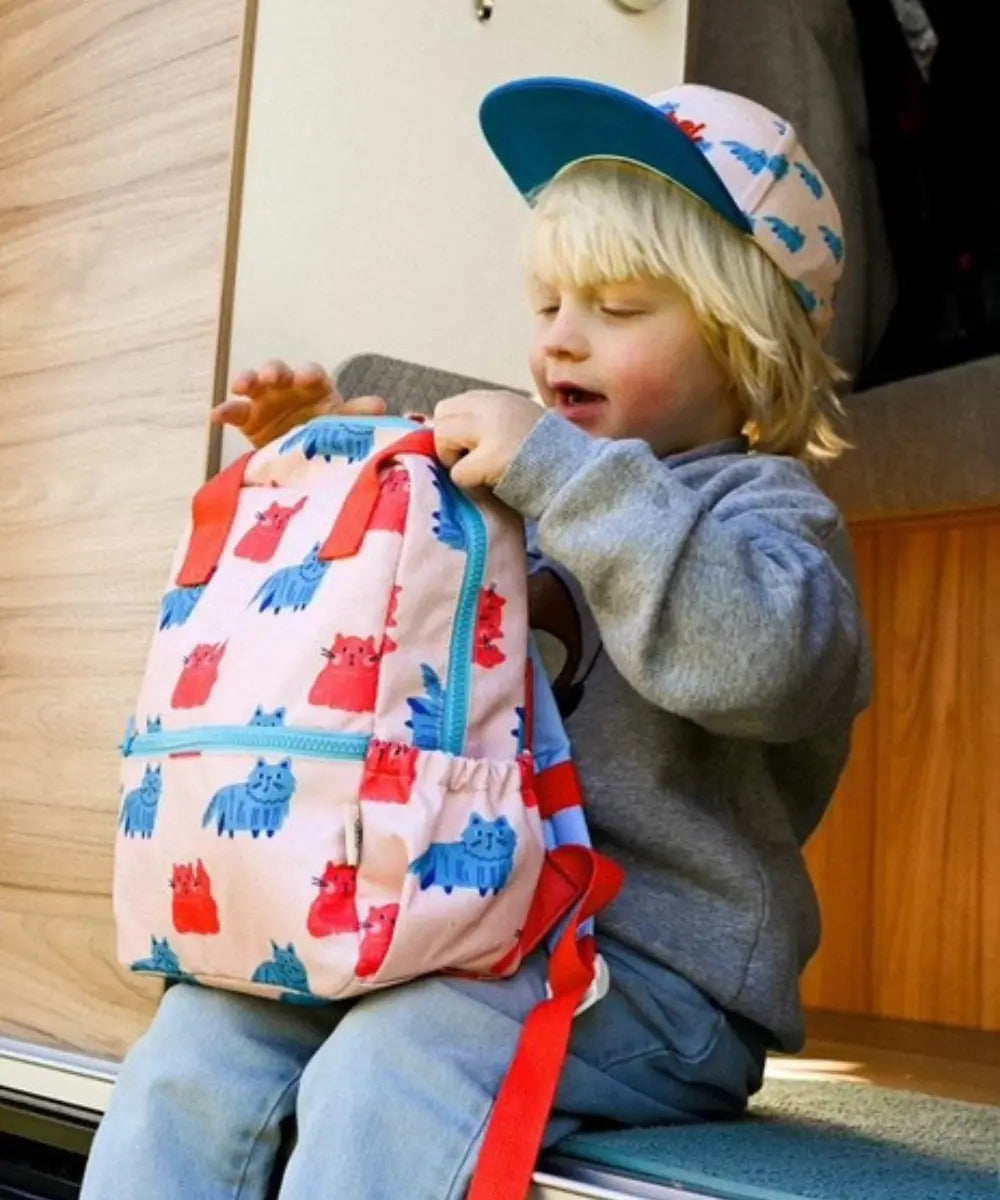 Sac-à-dos pour enfant Chats de la marque The Cotton Cloud : en matière recyclée et adapté pour la maternelle
