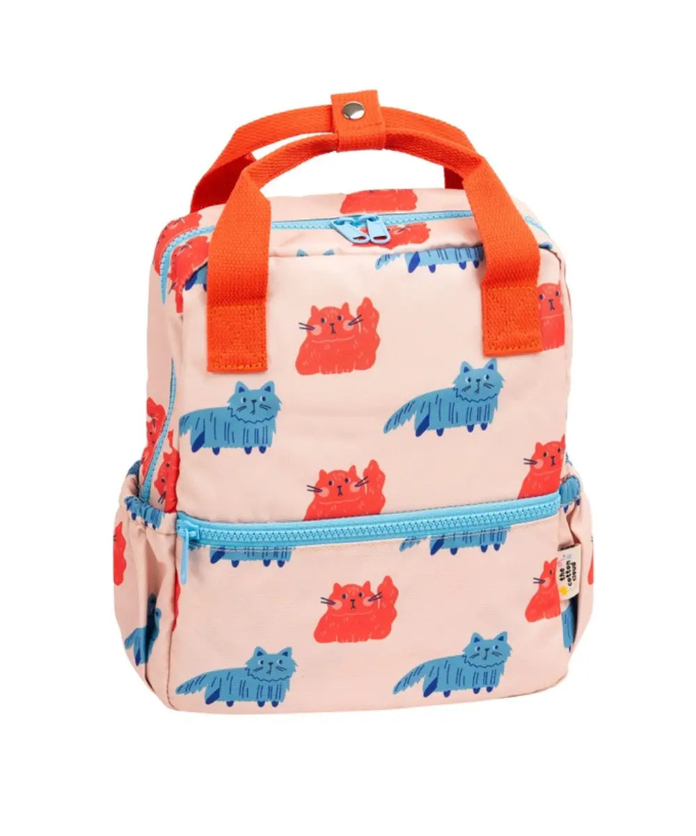 Sac-à-dos pour enfant Chats de la marque The Cotton Cloud : en matière recyclée et adapté pour la maternelle