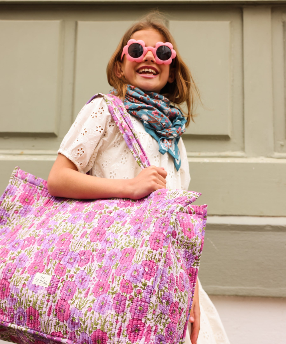 Sac cabas Indore Orchidée de la marque française So Family
