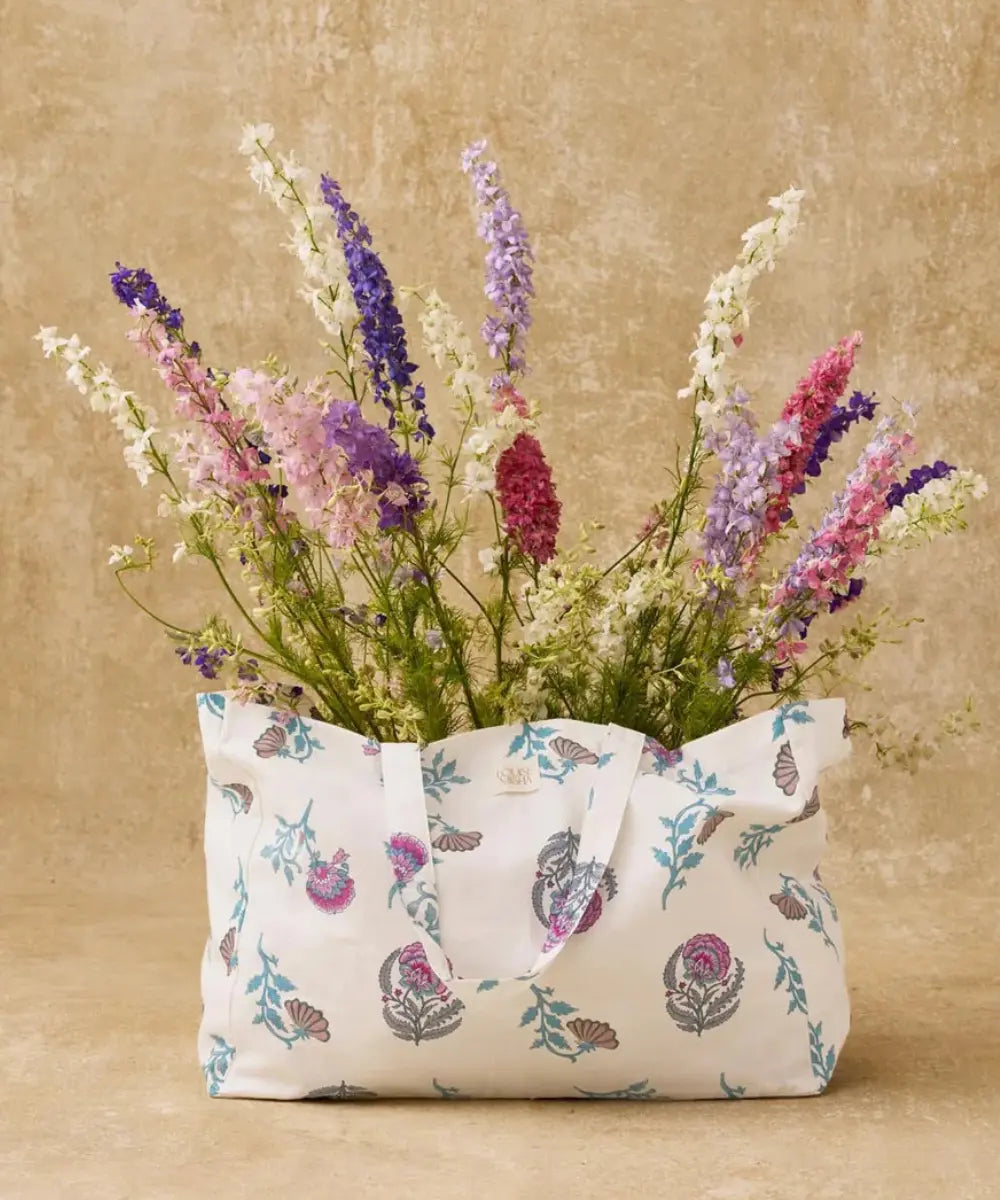 Tote bag Beverly motif floral de la marque Louise Misha