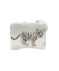 Savon transparent Ludi Soap pour enfant laissant apparaître une figurine de petit tigre blanc au centre.