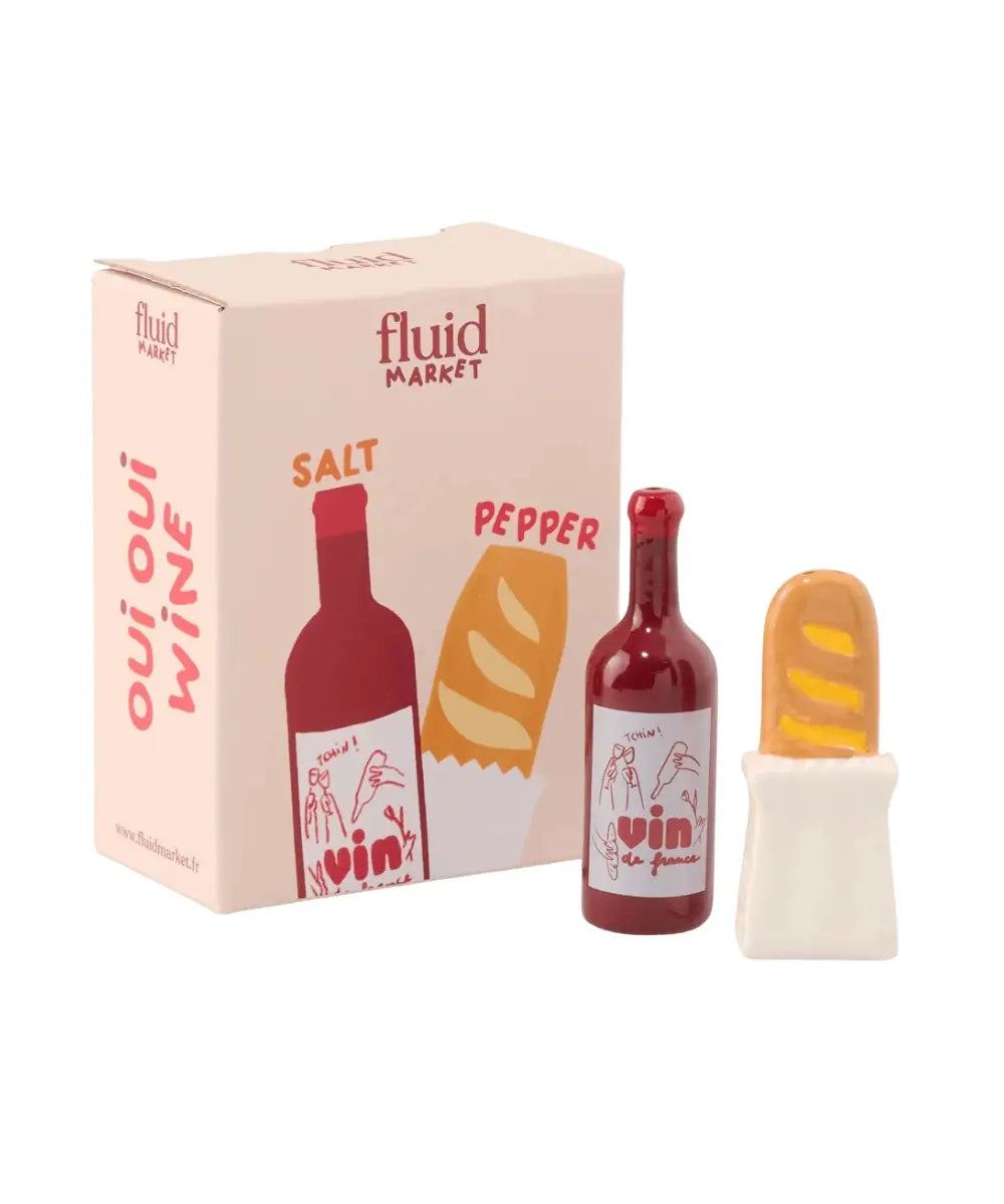 Sel et Poivre Baguette de Fluid Market sur fond blanc