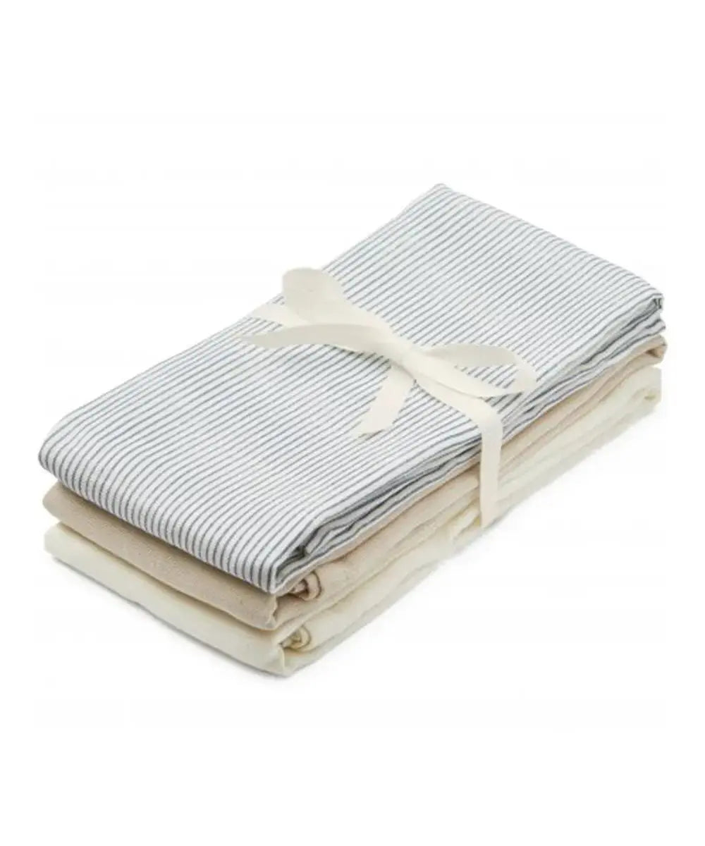 Set de 3 langes en coton biologique de la marque Cam Cam Copenhagen