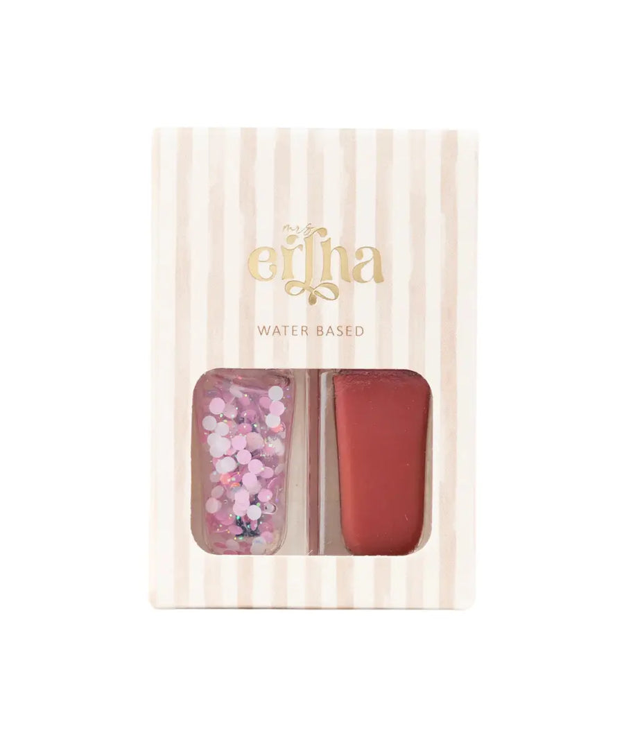 Duo de vernis a ongles pour enfants a base d eau aquabelles cherry wishes mrs ertha