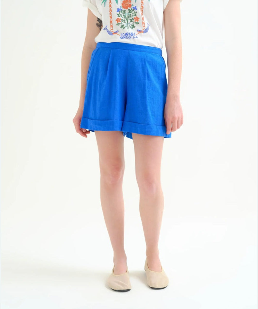 Short coton bleu marine de Compañía Fantástica