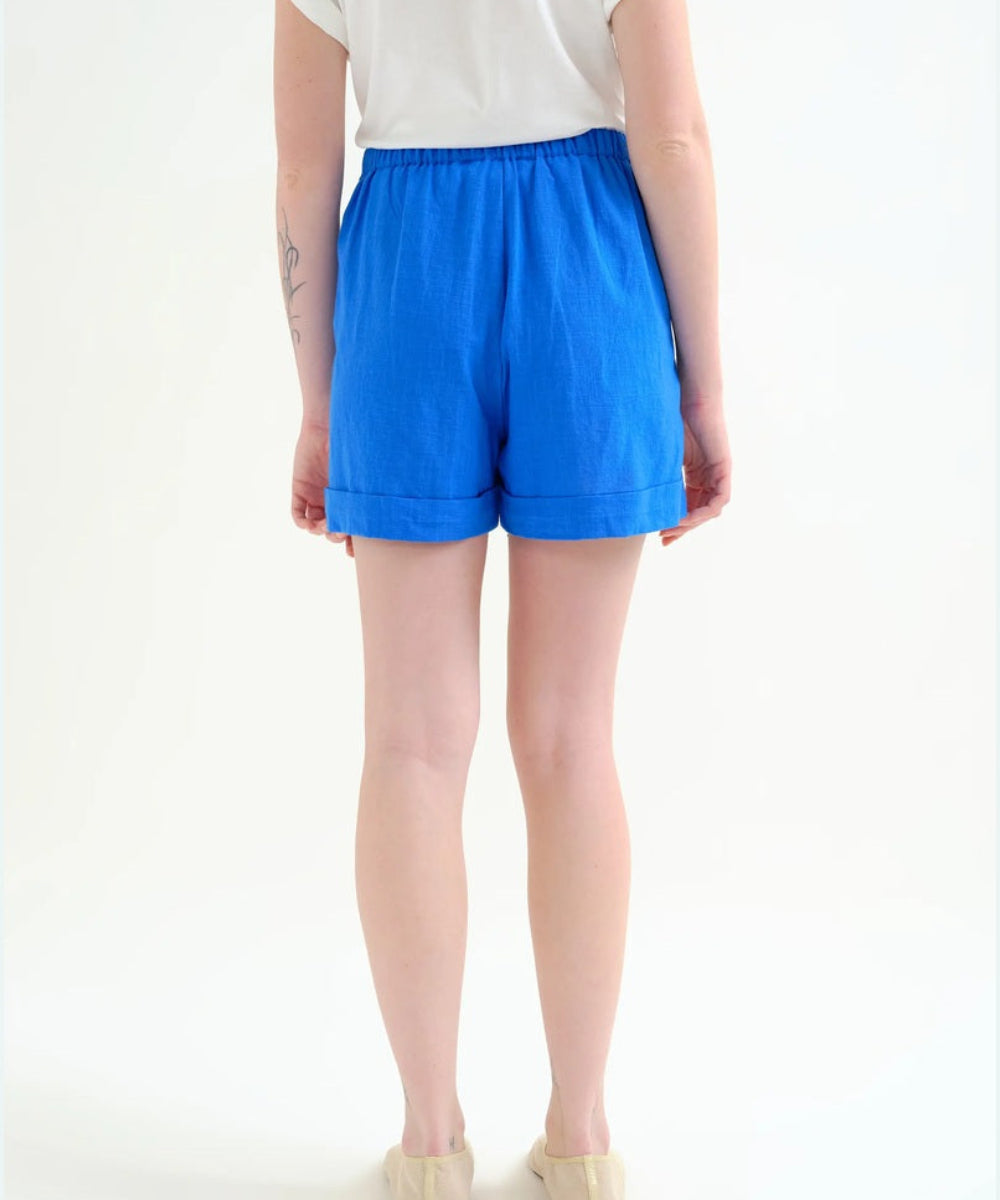 Short coton bleu marine de Compañía Fantástica