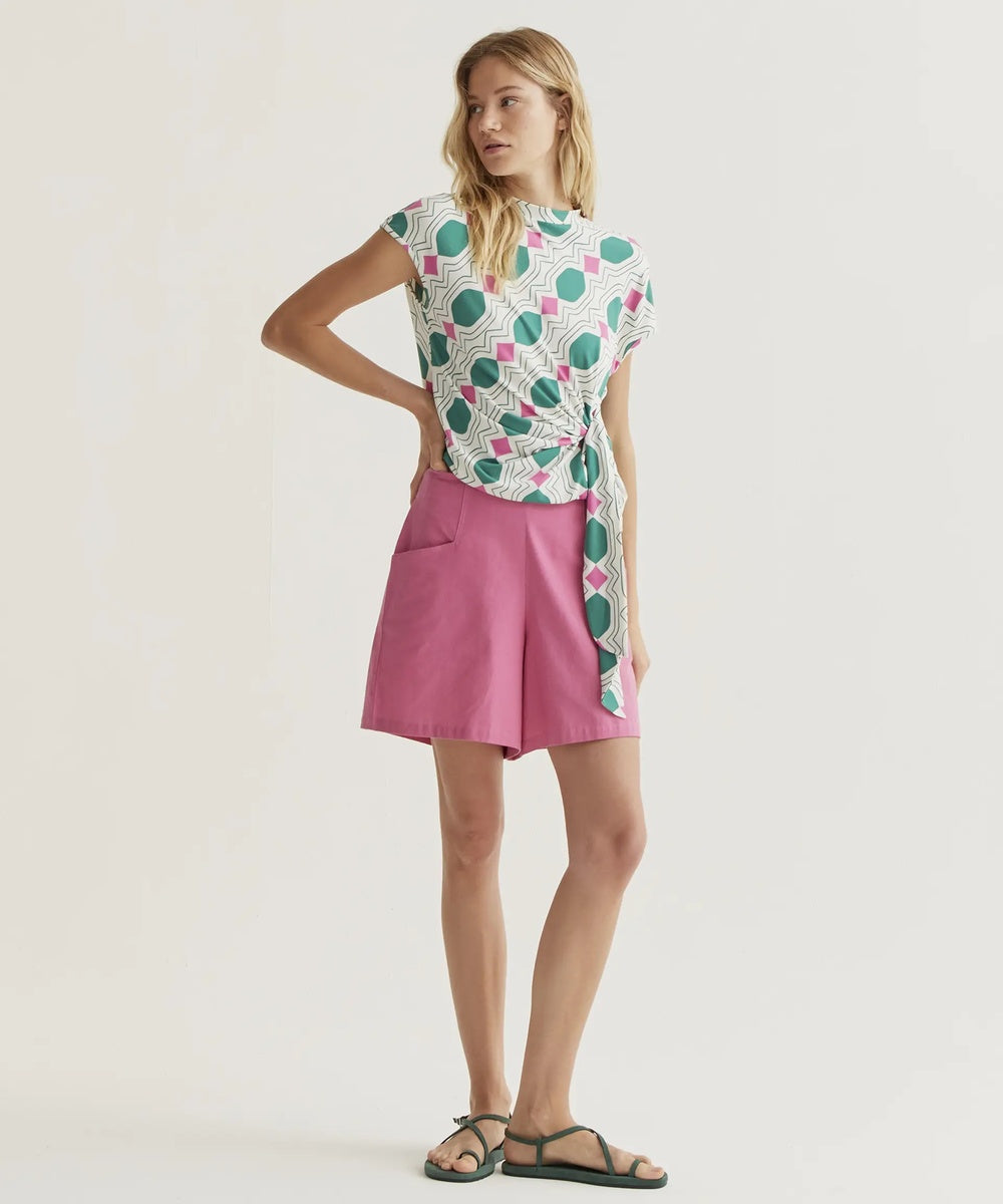 Short coton rose de Compañía Fantástica