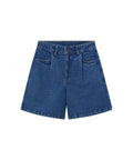 Short denim bleu détail vagues de Compañía Fantástica