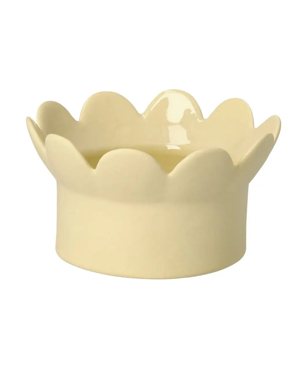 Bol fleur en porcelaine Jaune pastel de la marque de décoration Räder