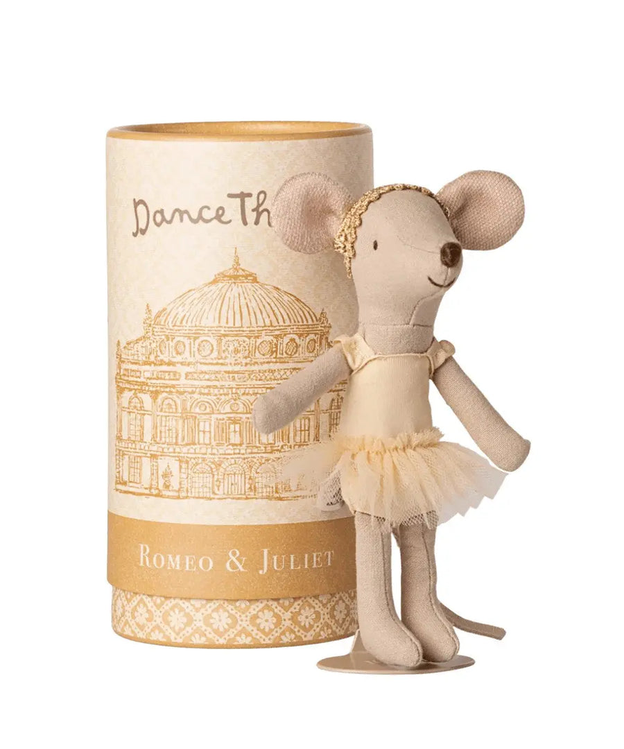 Souris Grande Soeur Danseuse de Ballet de Maileg sur fond blanc