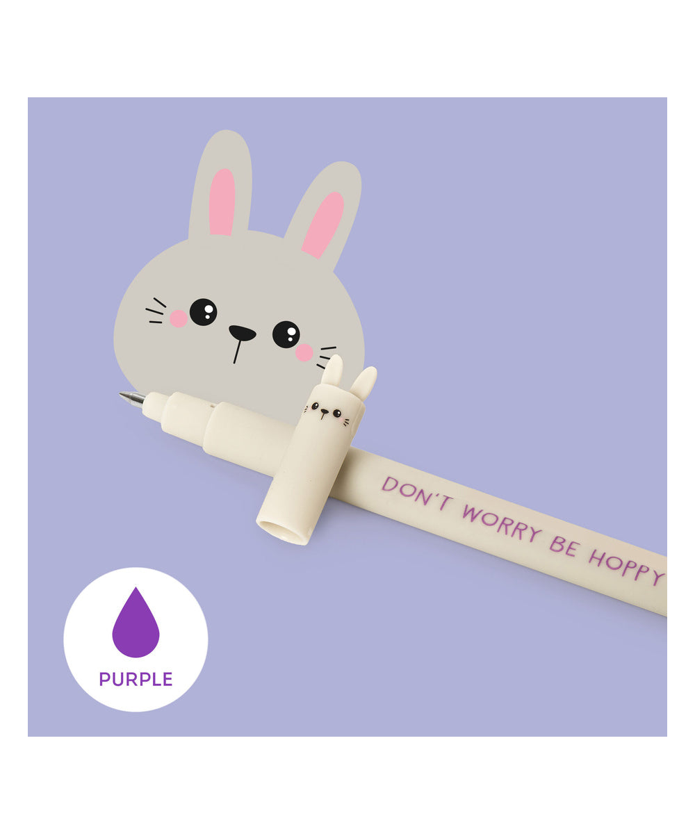 Stylo à Encre Gel Effaçable Lapin de Legami