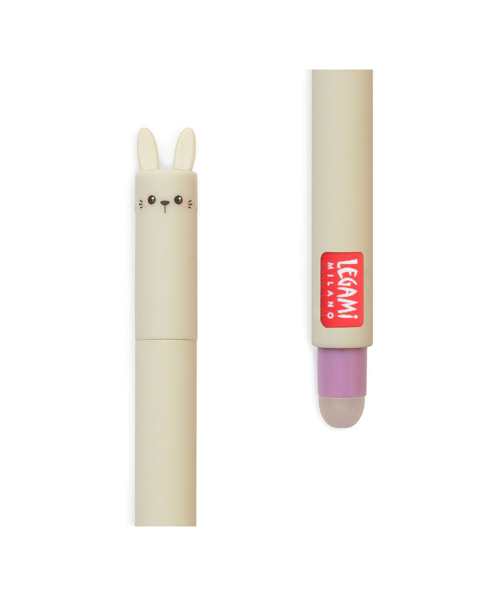 Stylo à Encre Gel Effaçable Lapin de Legami