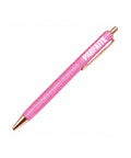 Stylo à paillettes "Parfaite" Rose