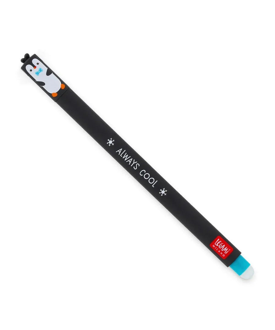 Stylo à Encre Gel Effaçable Penguin « Always Cool » - Erasable Pen Legami
