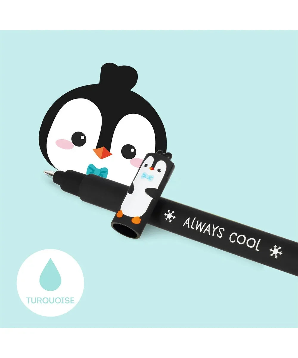Stylo à Encre Gel Effaçable Penguin « Always Cool » - Erasable Pen Legami