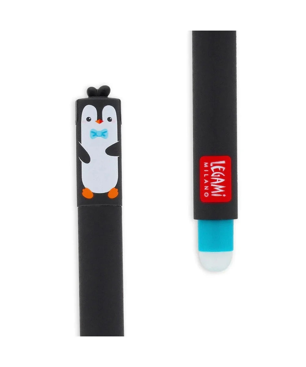 Stylo à Encre Gel Effaçable Penguin « Always Cool » - Erasable Pen Legami
