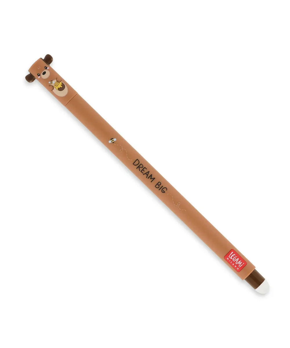 Stylo à Encre Gel Effaçable Teddy Bear « Dream Big » - Erasable Pen Legami