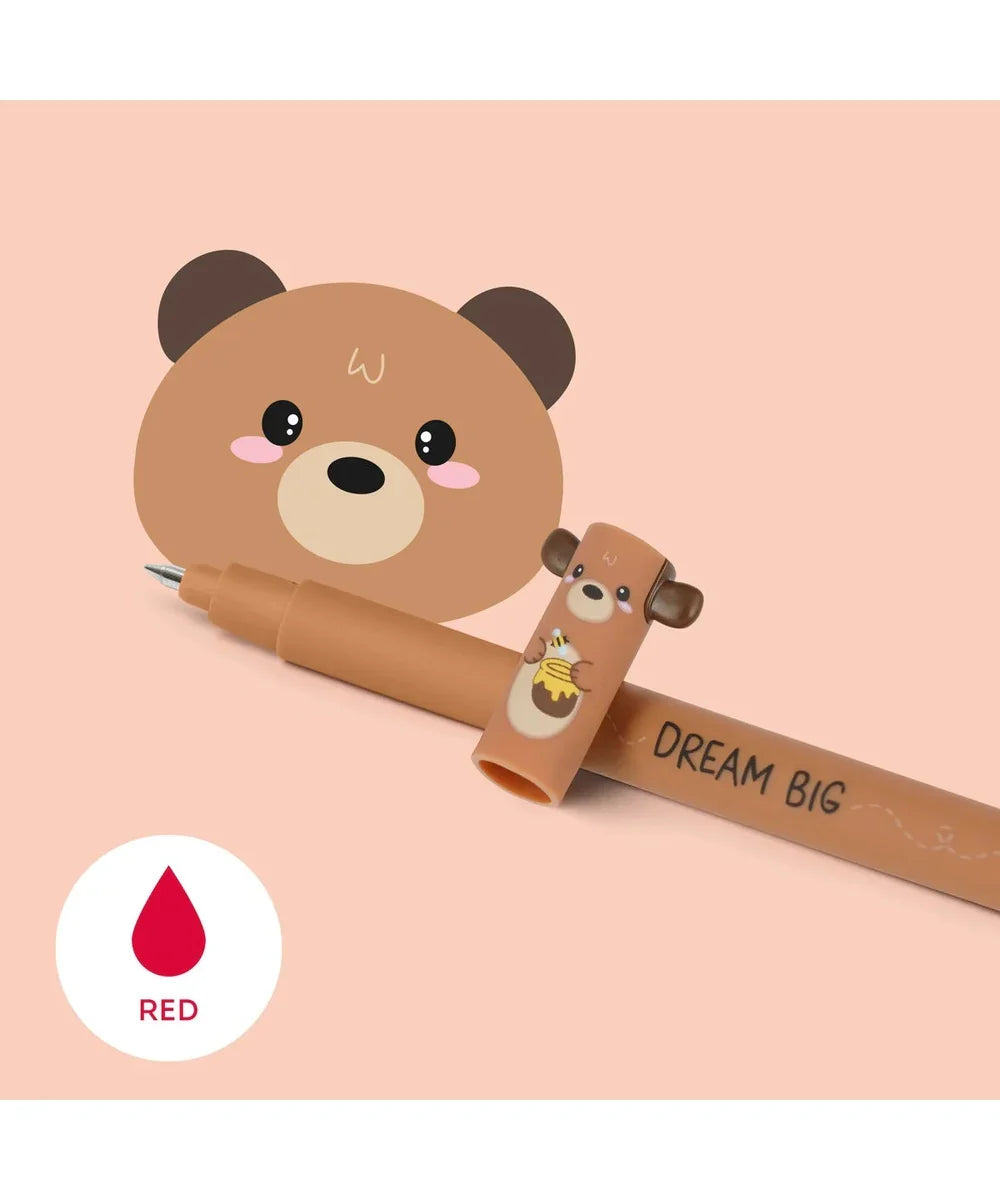 Stylo à Encre Gel Effaçable Teddy Bear « Dream Big » - Erasable Pen Legami