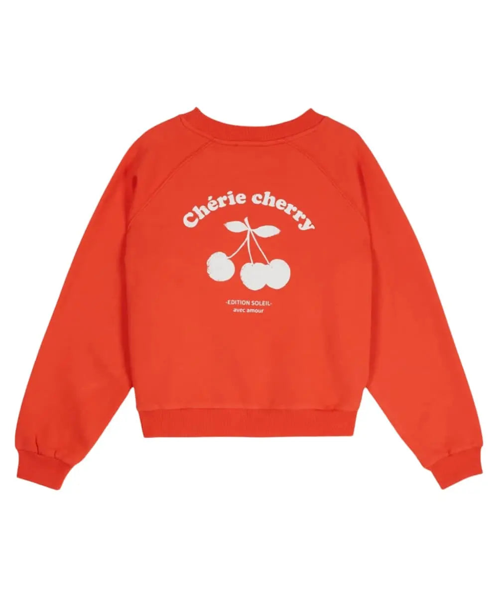 Sweat Chérie Cherry Rouge | Emile et Ida