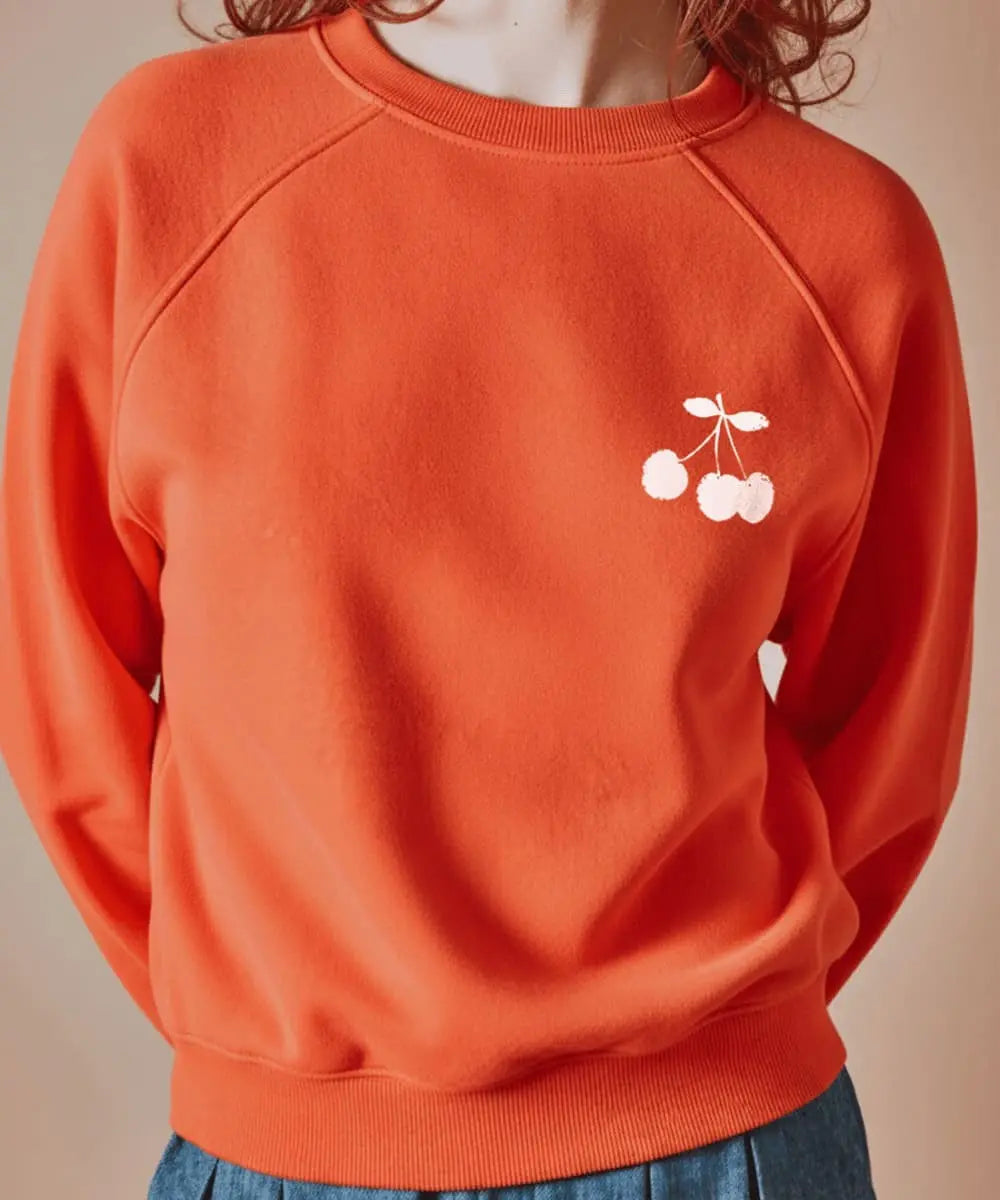 Sweat Chérie Cherry Rouge | Emile et Ida