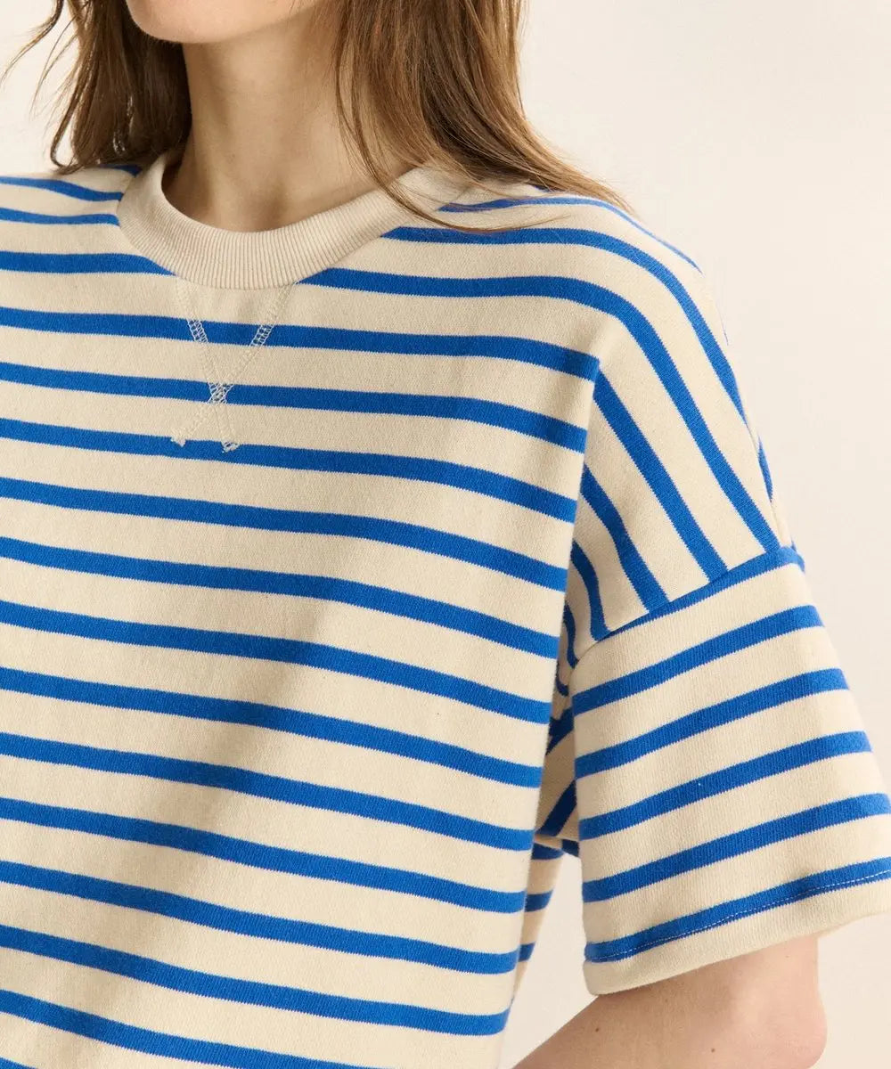 Sweat Chiara Bleu Électrique Garance en situation