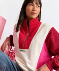 Sweat Emma rouge en coton biologique Perpète
