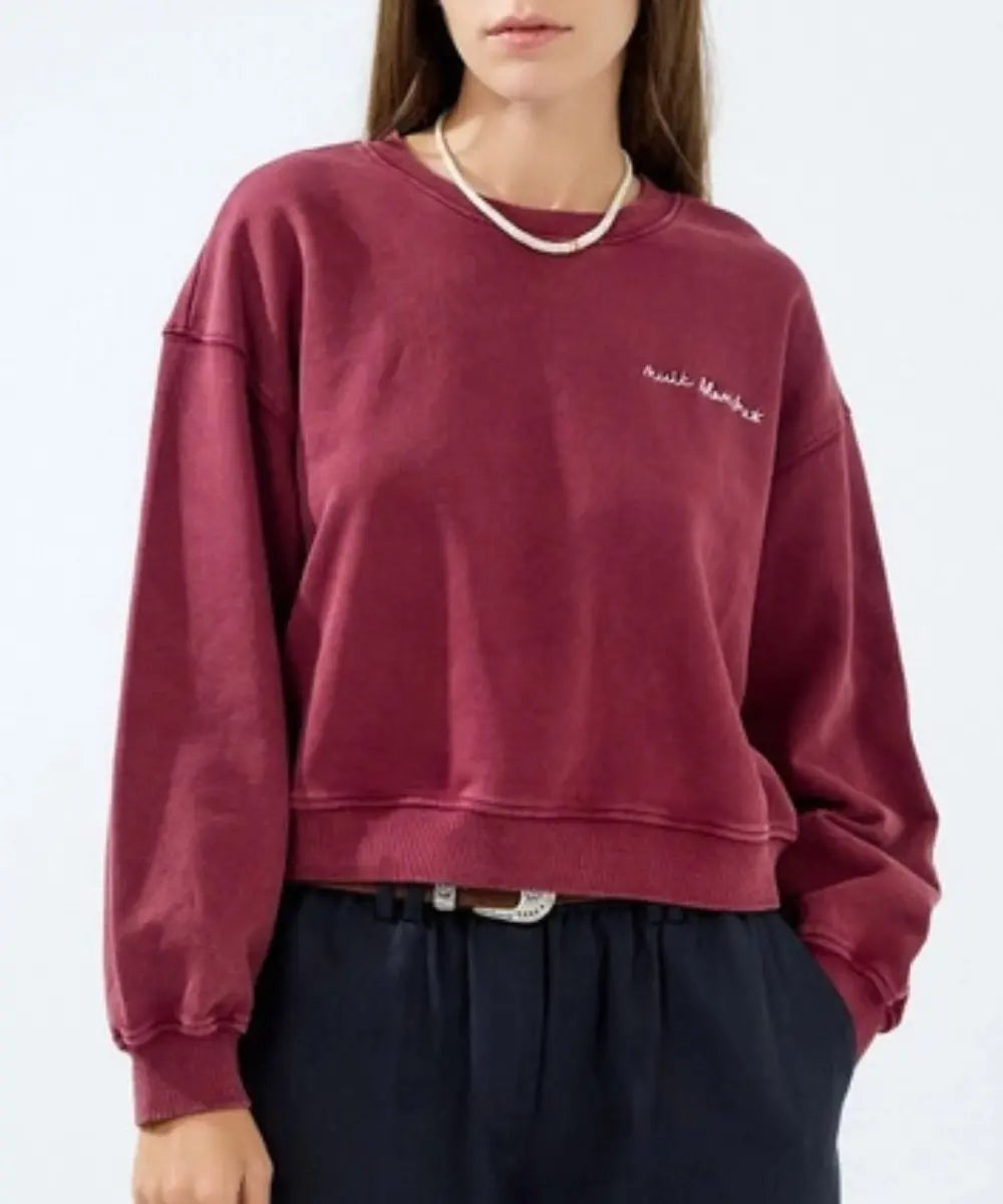 Sweat Sandra Grenat | Nuit Blanche