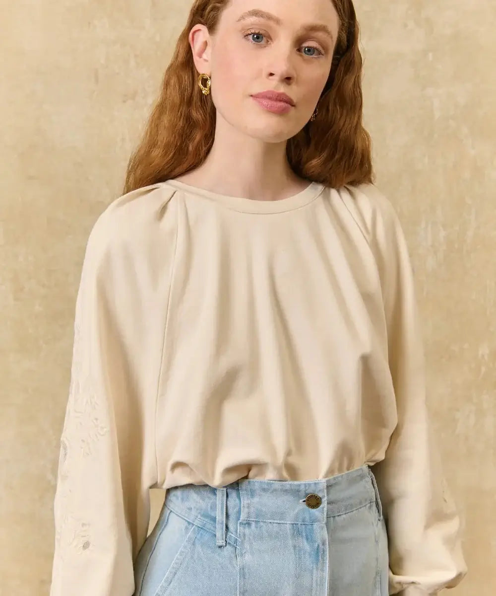 Sweat Soleane Cream Louise Misha