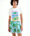 T-shirt Palm Beach blanc de Compañía Fantástica