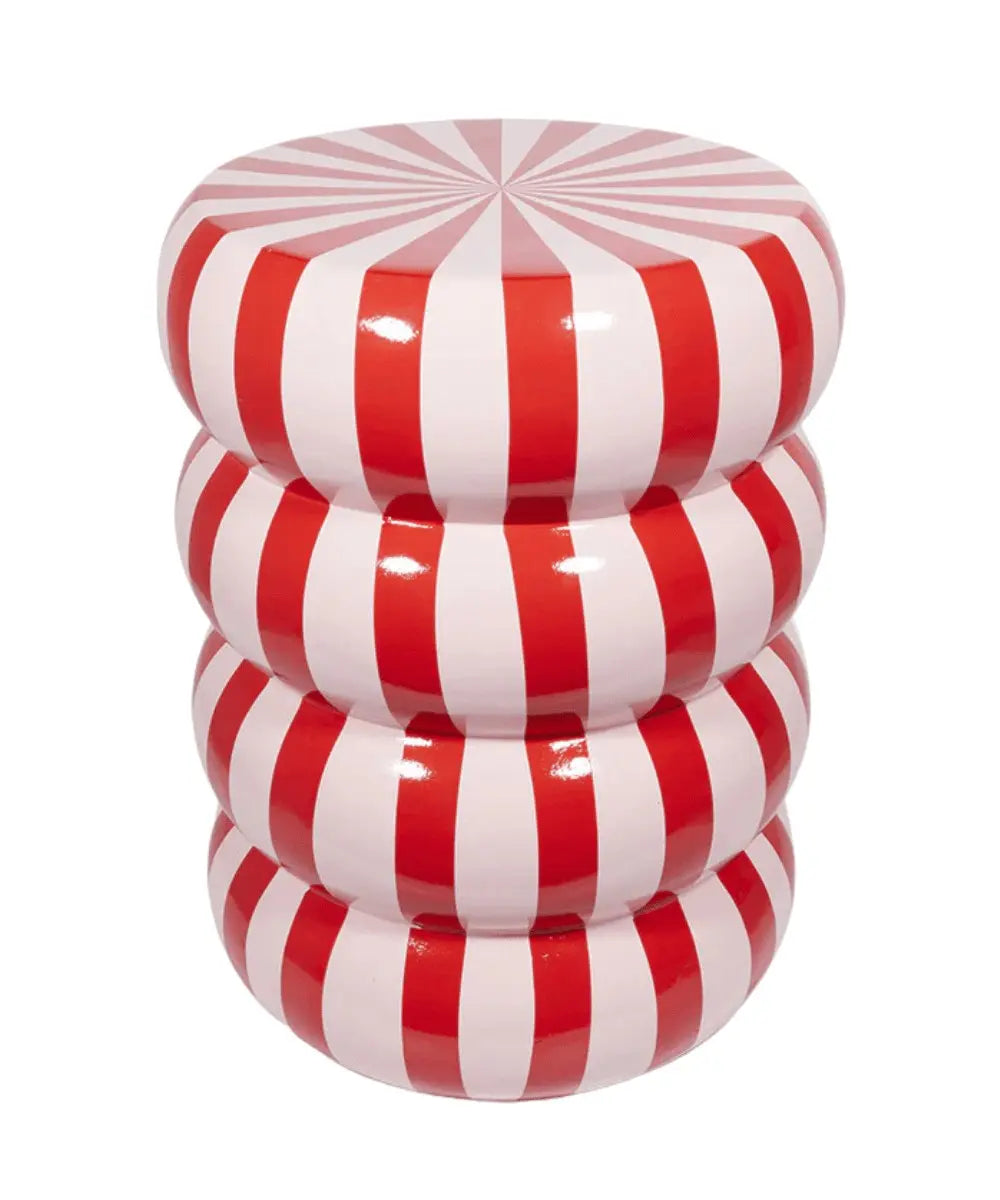 Table d'appoint Candy Rose de la marque L'Avant Gardiste sur fond blanc