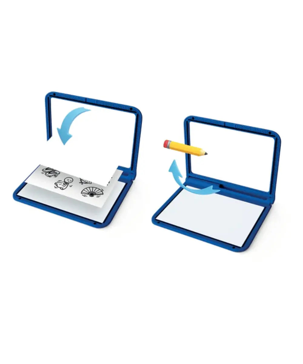 Tablette à dessin bi-face, une face effet néon et un écran LCD avec différentes luminosités