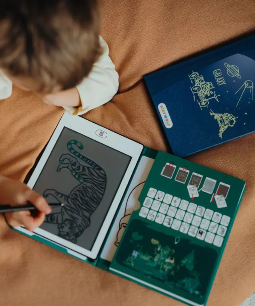 Tablette à dessin Kidydraw-Mini Galaxy de la marque pour enfants, Kidywolf
