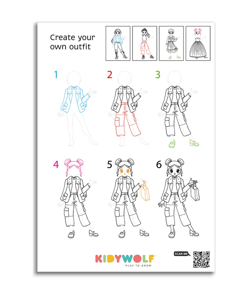 Tablette lumineuse Kidydraw-Pro Fashion rose de Kidywolf