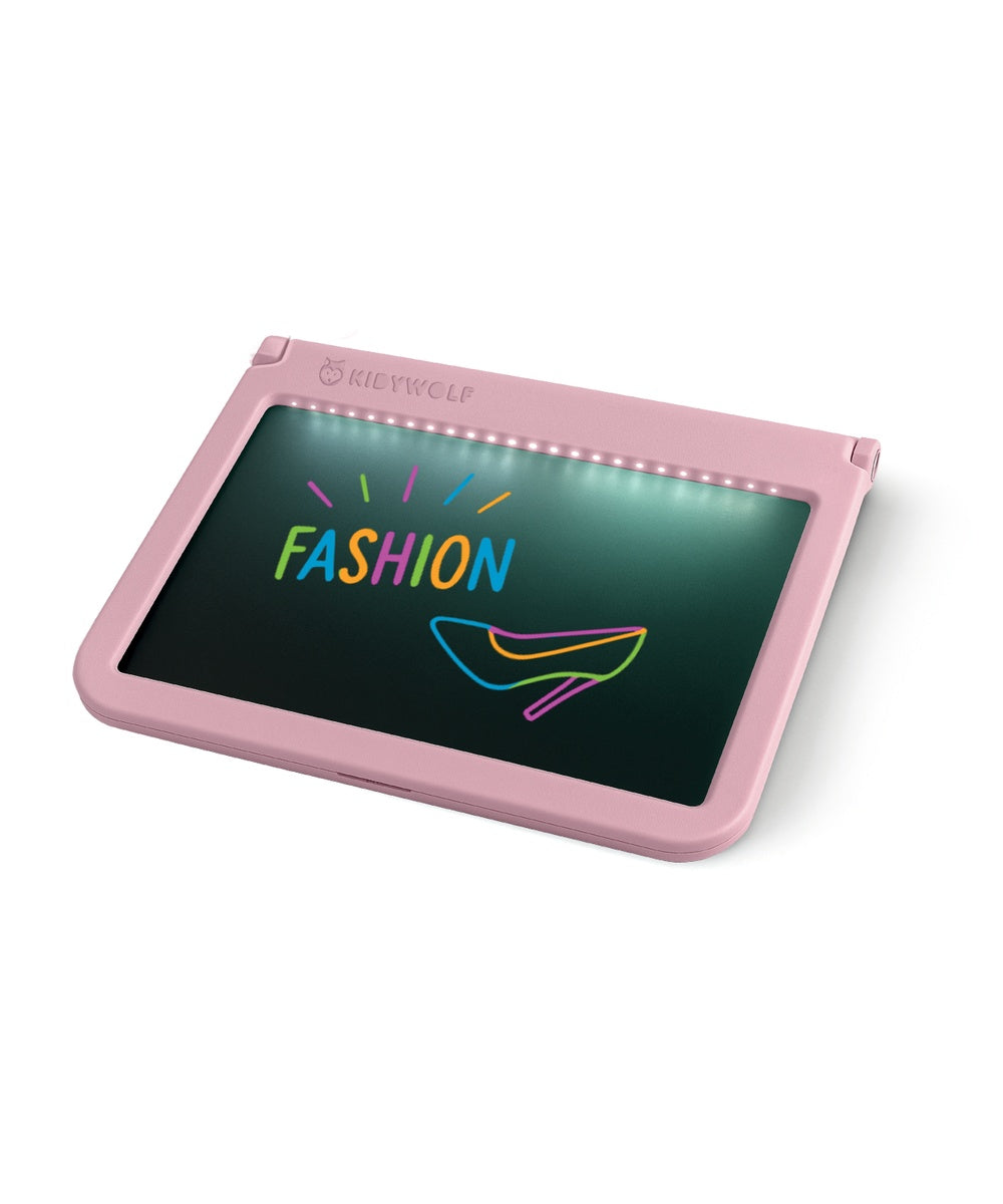 Tablette lumineuse Kidydraw-Pro Fashion rose de Kidywolf