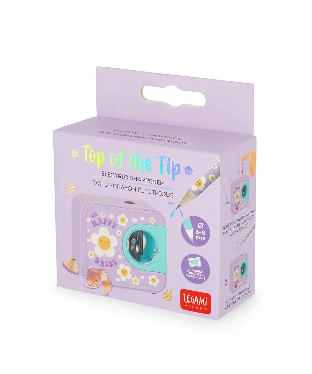 Taille-Crayon Électrique - Top of the Tip - Daisy Legami