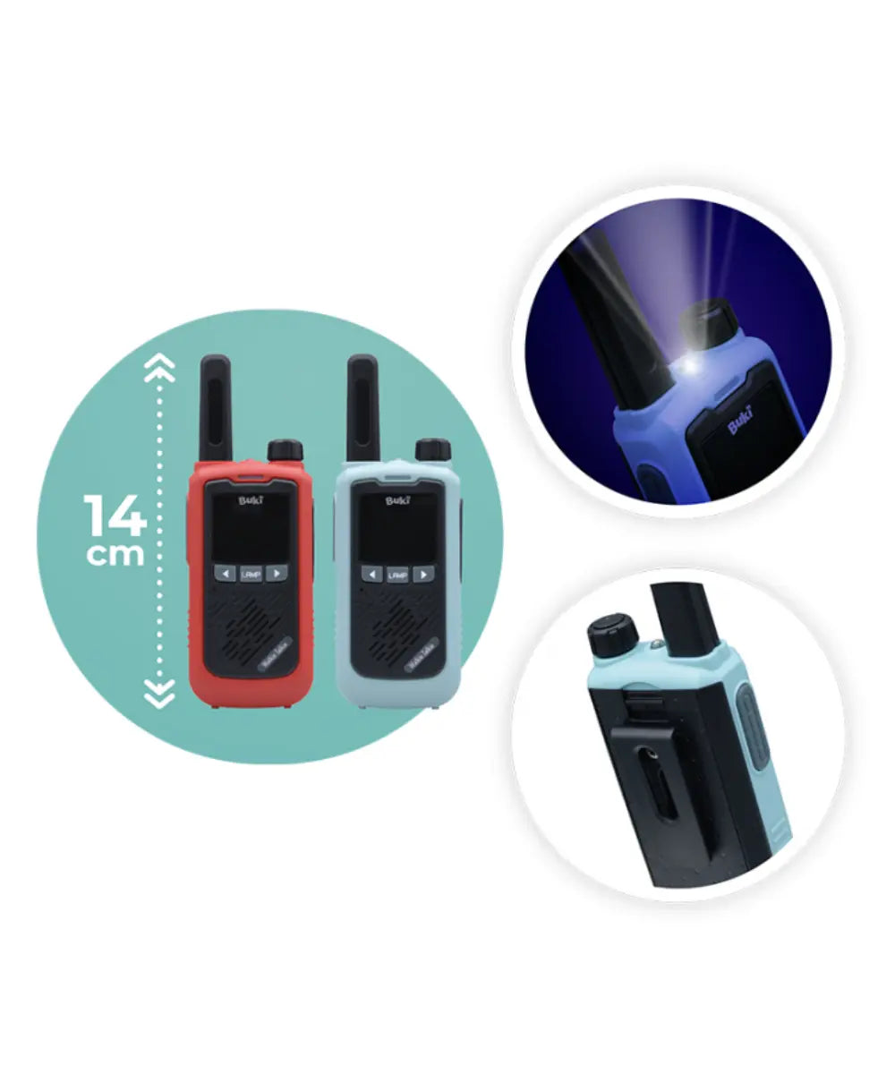 Talkies-walkies rechargeables de la marque pour enfants Buki France