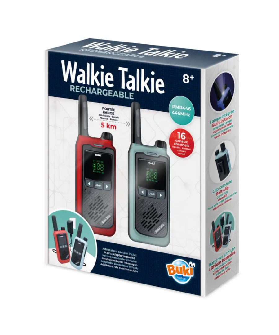 Talkies-walkies rechargeables de la marque pour enfants Buki France