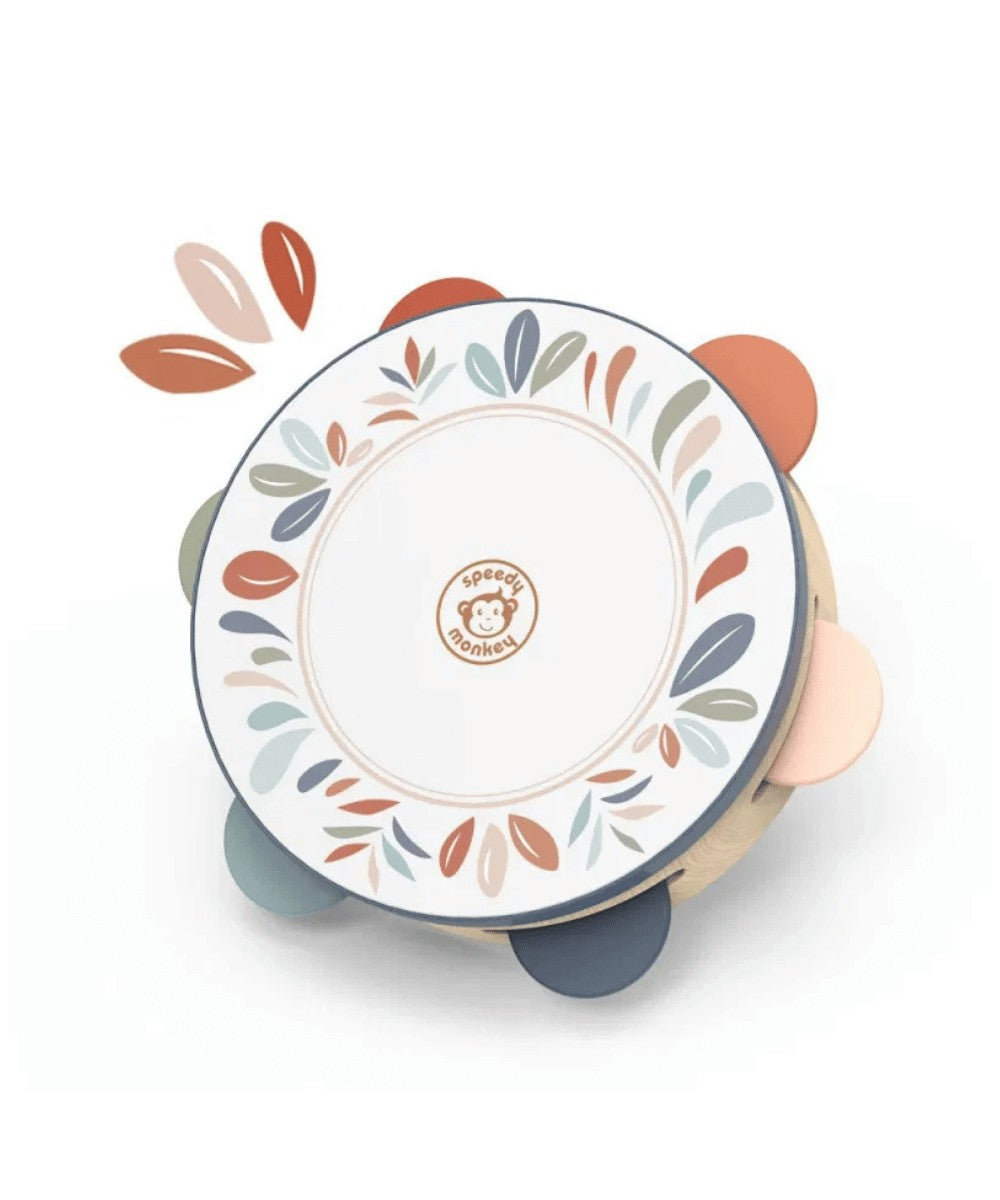 Tambourin en Bois pour enfant de la marque de jouets Speedy Monkey