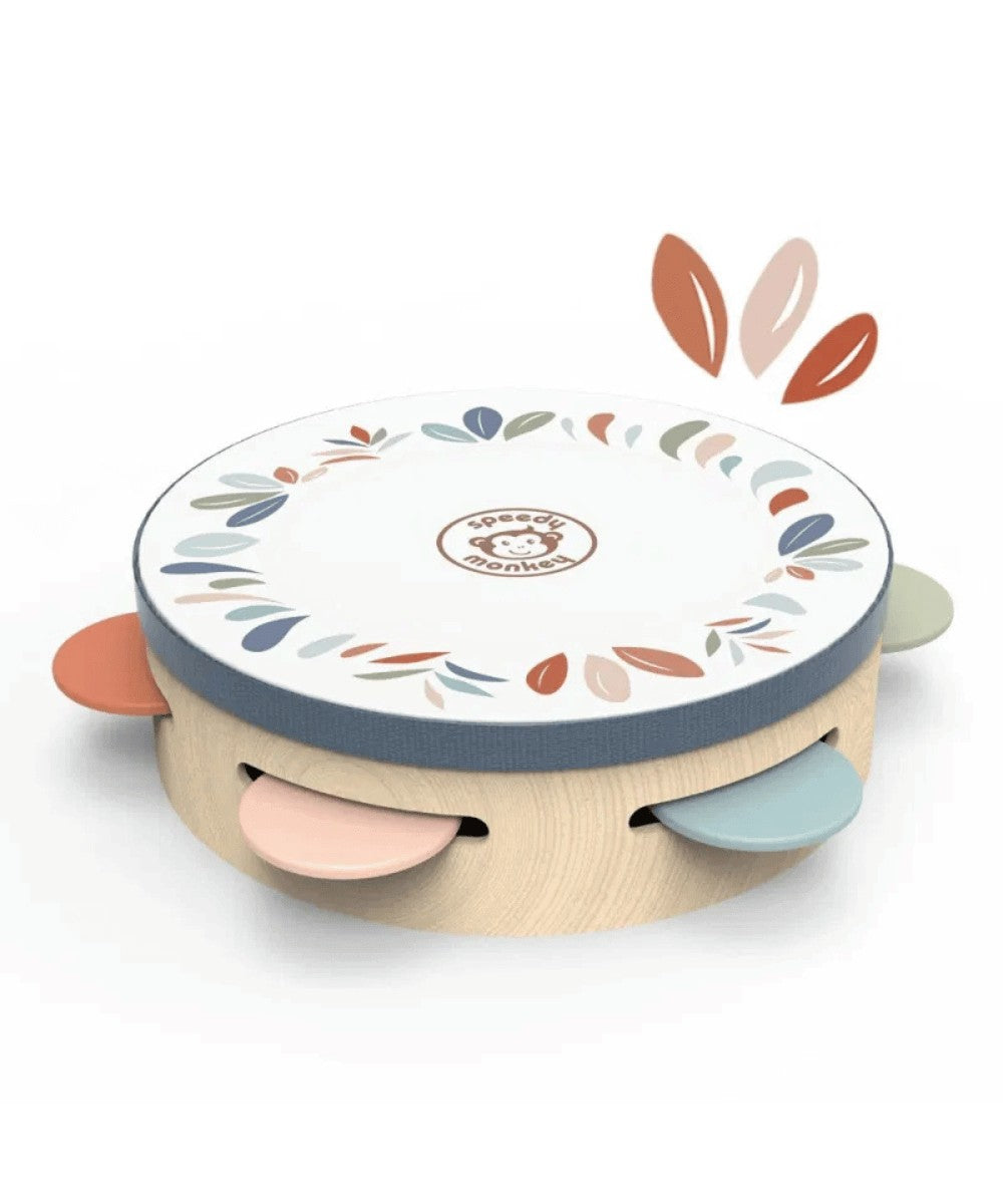 Tambourin en Bois pour enfant de la marque de jouets Speedy Monkey