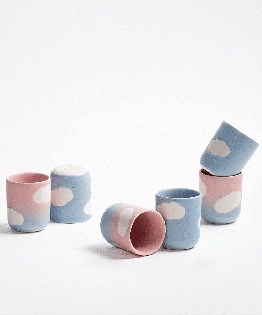 Tasse à expresso céramique Cloud Sunset Egg Back Home