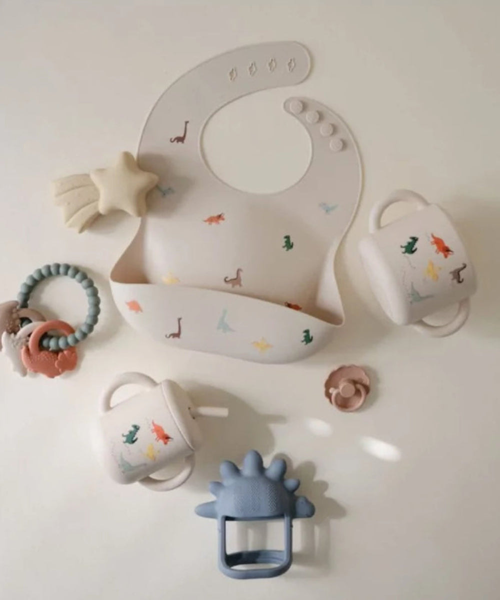 Tasse à paille Dino Mushie