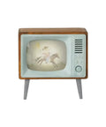 Télévision miniature de la marque Maileg sur fond blanc