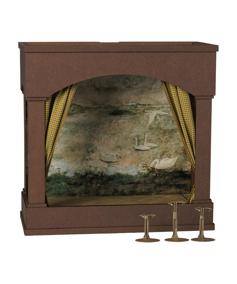 Théâtre pour Souris Maileg, autre vue sur fond blanc 2